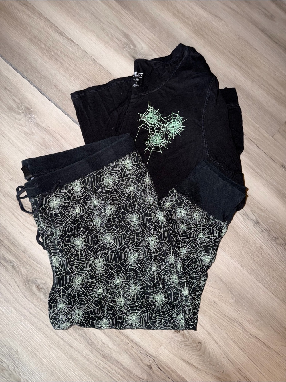 Torrid Halloween Spiderweb Pajama Set